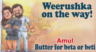 Amul's adorable wish for parents-to-be Anushka Sharma-Virat Kohli will make you smile