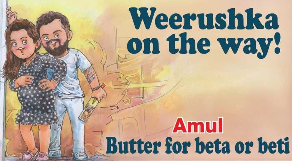 Amul's adorable wish for parents-to-be Anushka Sharma-Virat Kohli will make you smile