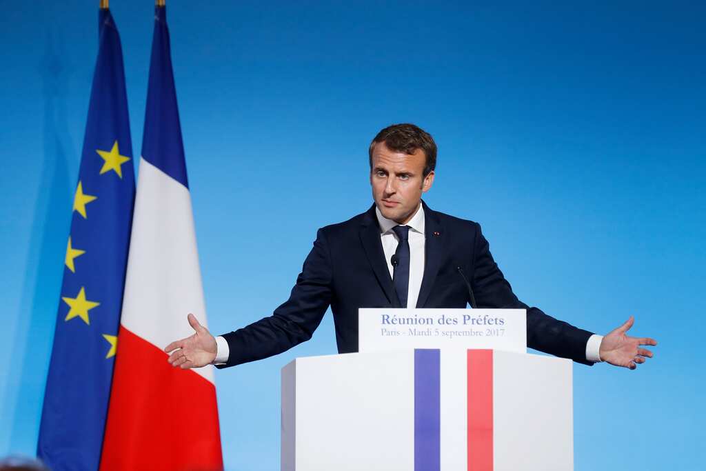 Emmanuel Macron says Lebanon on the risk of Civil War if not helped in crisis