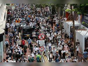 Hong Kong: Three activists arrested for raising 'banned' pro-democracy slogans