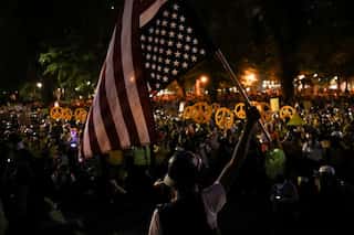 One dead as Trump supporters, protesters clash in Portland