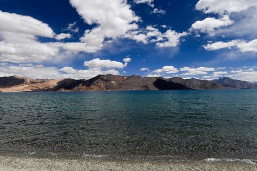 Spanggur Tso saltwater lake