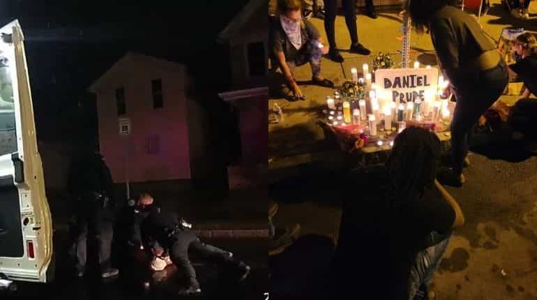 Daniel Prude: Police officers suspended after death of Black man in 'spit hood'