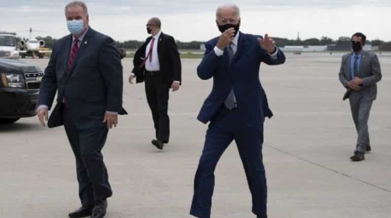 Joe Biden meets family of Jacob Blake at Milwaukee airport