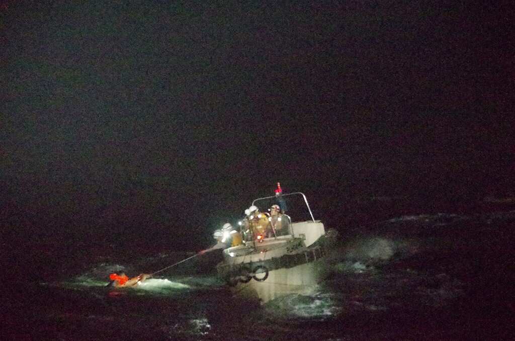 Search for ship survivors on as Typhoon Haishen nears Japan