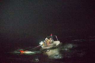 Search for ship survivors on as Typhoon Haishen nears Japan