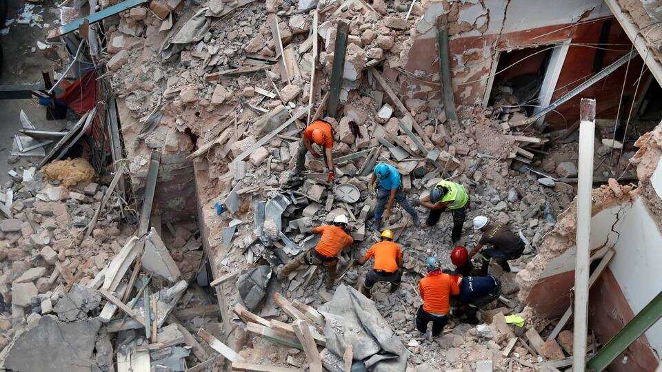 One month of deadly blast, people in Lebanon observed one minute of silence