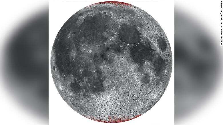 The Earth is contributing towards rust on the Moon