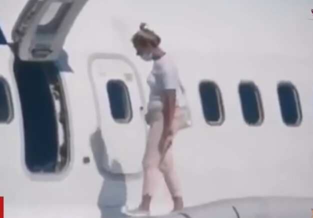 An airline passenger felt 'too hot'. So she took a walk on the wing An airline passenger felt 'too hot'. So she took a walk on the wing