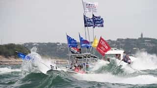 Multiple vessels during pro-Trump boat parade in Texas sink; no injuries reported
