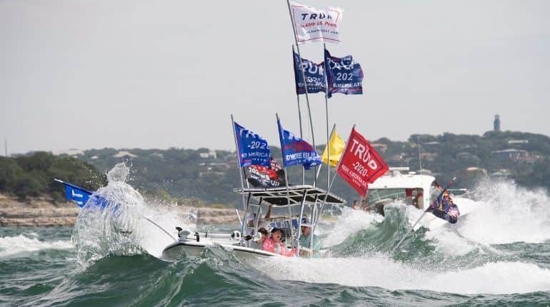 Multiple vessels during pro-Trump boat parade in Texas sink; no injuries reported