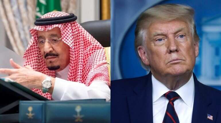 Want permanent, fair solution to Palestinian issue: Saudi King to Trump Want permanent, fair solution to Palestinian issue: Saudi King to Trump