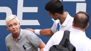 Watch: Top-seed Novak Djokovic disqualified from US Open after hitting judge with ball