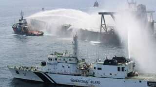 Fire that reignited on board MT New Diamond doused by joint efforts, says Indian Coast Guard