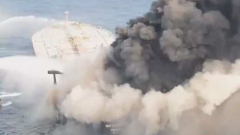 Your Story: Oil tanker in Sri Lankan waters catches fire again