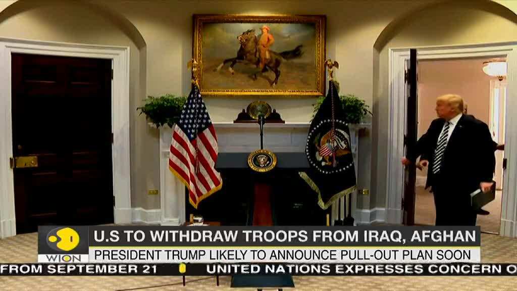 Trump to announce further reduction in US troops in Iraq and Afghanistan