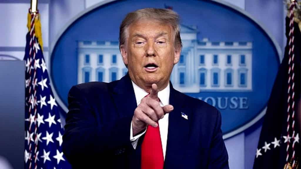 Trump launches verbal attacks at Kamala Harris at campaign rally