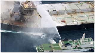 Sri Lanka court summons captain of oil tanker that caught fire
