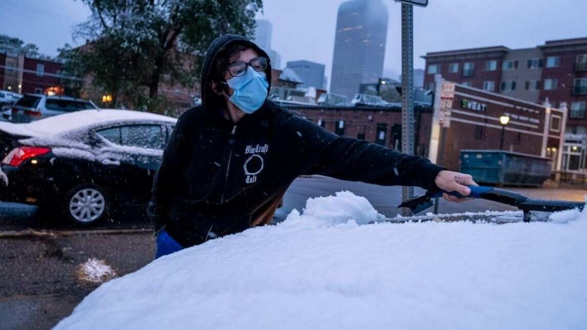 One of the most abrupt weather changes