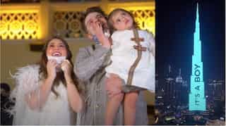 Despite California wildfire debacle, Dubai couple hosts lavish gender reveal party