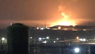 Huge blast rocks Jordan military arms depot