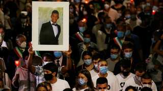 Hundreds turn up at funeral of Black man brutally beaten to death in Italy