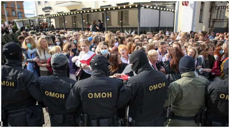 Belarus women march was not funded from abroad, says Opposition Belarus women march was not funded from abroad, says Opposition