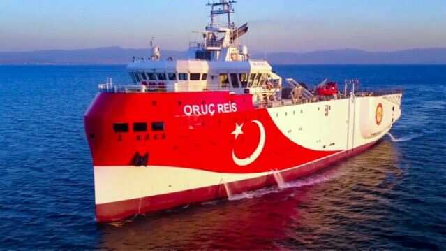 Turkish vessel leaves contested waters, Greece hails decision as 'positive sign' Turkish vessel leaves contested waters, Greece hails decision as 'positive sign'
