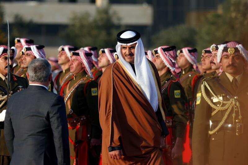 Qatar ruler meets Afghan, Taliban delegations during peace talks in Doha