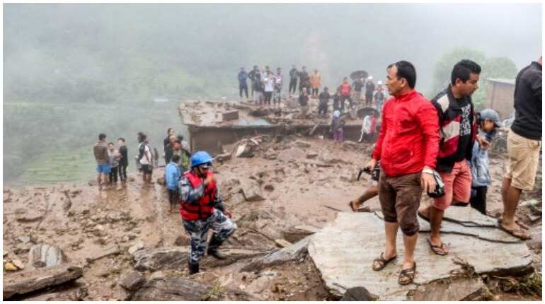 Rain-triggered landslide kills 11 people in Nepal Rain-triggered landslide kills 11 people in Nepal