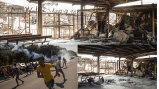 Two Afghan youths jailed for fire in Greek migrant camp