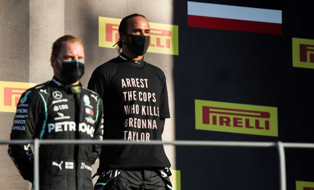 As FIA launches review of guidelines, Lewis Hamilton vows to keep protesting