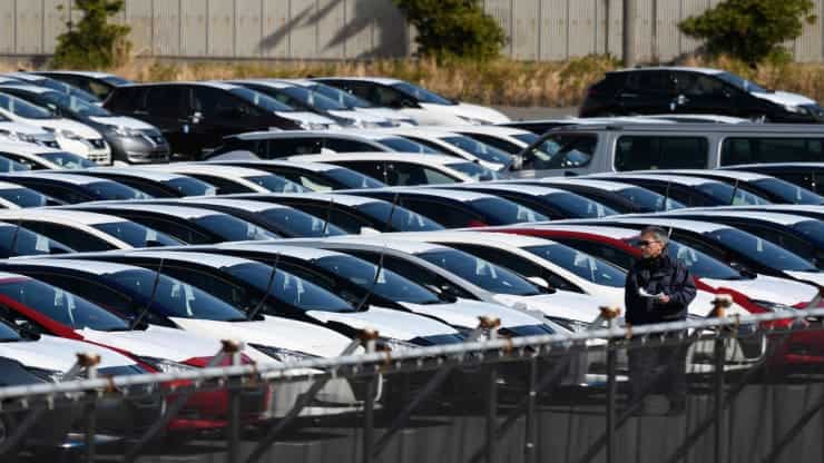 Japan's exports extend double-digit declines