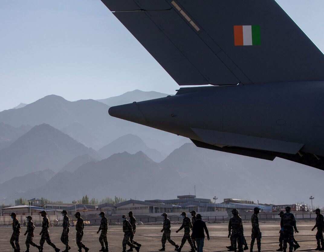 Deployed along the treacherous, high-altitude border through the winter