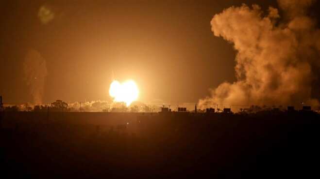 At least two injured as Gaza fires rockets into Israel