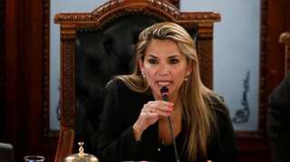 Bolivia interim president withdraws from presidential race