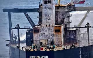 Sri Lanka court summons captain of oil tanker that caught fire