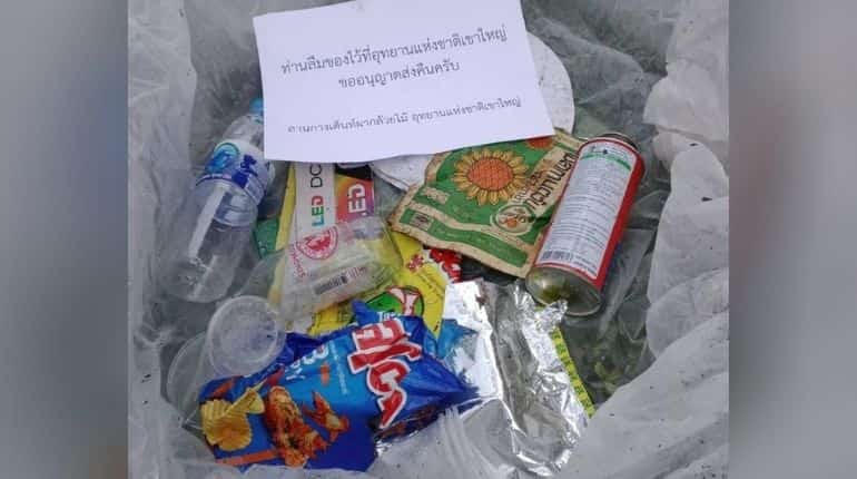 'You forgot these': Thai national park mails trash back to tourists 'You forgot these': Thai national park mails trash back to tourists