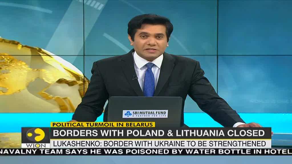 Belarus president closes western borders, puts army on high alert