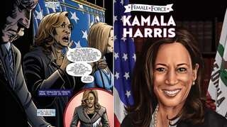 Kamala Harris stars in new comic book as birthday gift