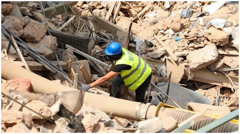 Lebanon army finds 1.3 tonnes of fireworks at destroyed Beirut port Lebanon army finds 1.3 tonnes of fireworks at destroyed Beirut port
