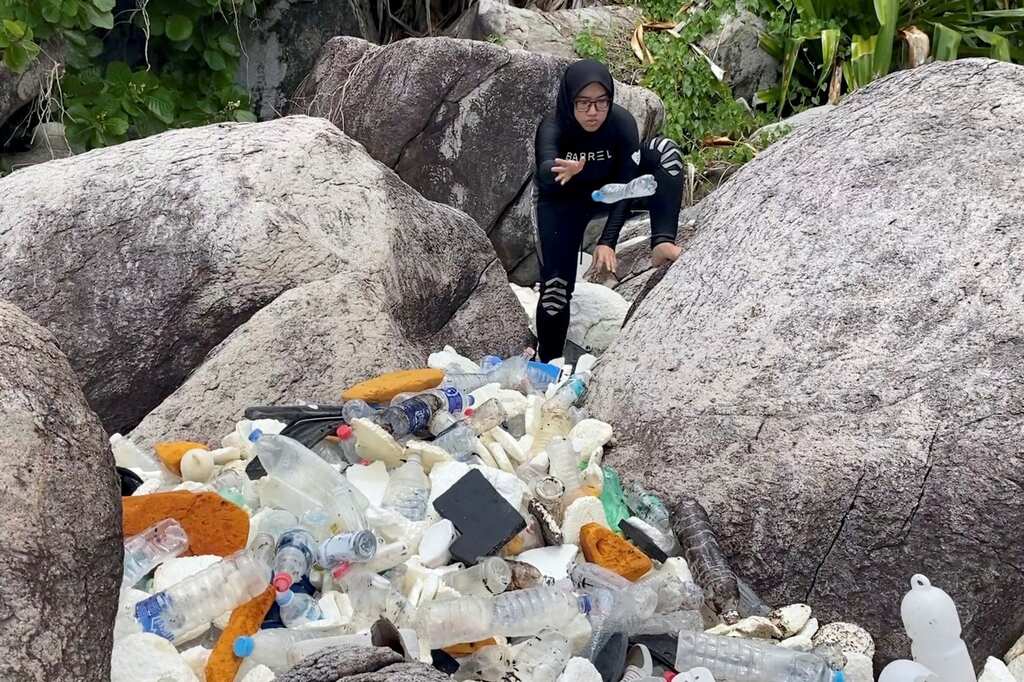 Ocean-bound plastic waste recycled into furniture, goods in Malaysia