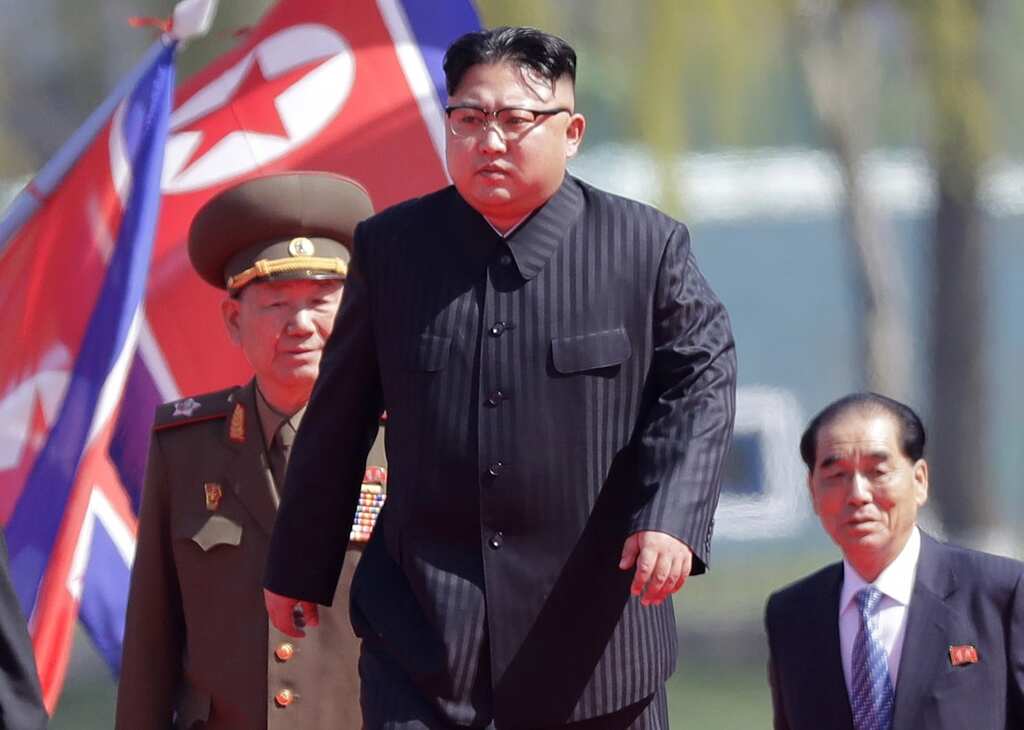 North Korean troops seen practising for a major military parade