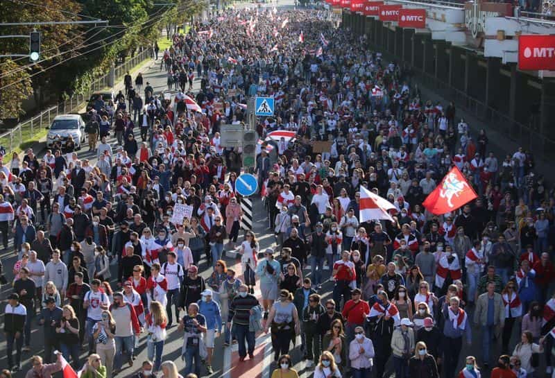 Mass rallies and police data leaks in Belarus keep pressure on Lukashenko Mass rallies and police data leaks in Belarus keep pressure on Lukashenko