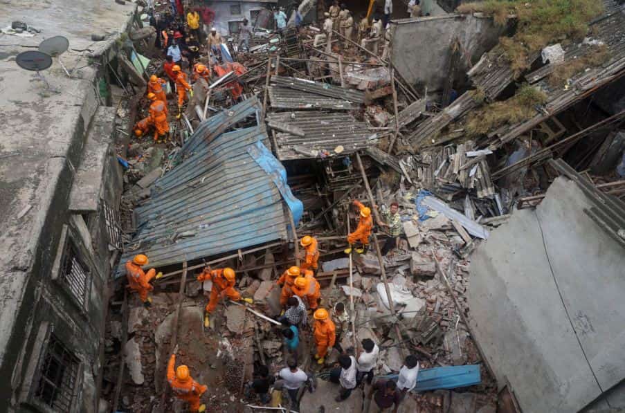Mumbai: 3-storey building collapses in Bhiwandi on Monday; 10 dead, 20-25 trapped in debris