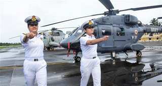 In a historic first, two women officers to operate helicopters from Indian Navy warships 