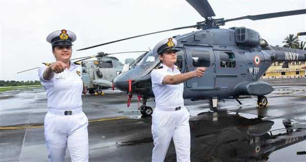 In a historic first, two women officers to operate helicopters from Indian Navy warships 