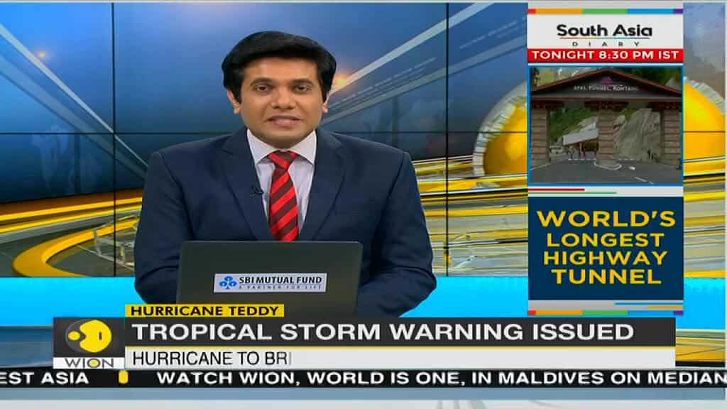 Bermuda prepares for rain as Hurricane Teddy approaches