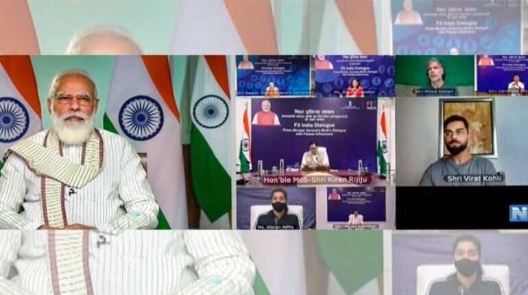 PM Modi launches age appropriate fitness protocols during Fit India Dialogue