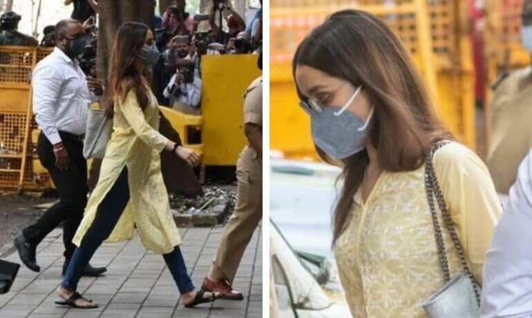 Shraddha Kapoor arrives at NCB office for the ongoing drug case probe Shraddha Kapoor arrives at NCB office for the ongoing drug case probe